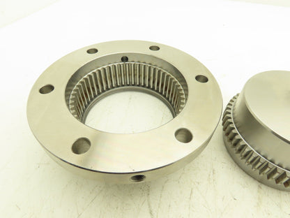 Ameridrives F-202 Gear Coupling 4" Hub & Sleeve Assy 7" Flange RSB Stock Bore