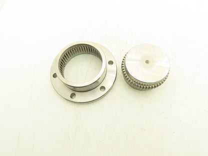 Ameridrives F-202 Gear Coupling 4" Hub & Sleeve Assy 7" Flange RSB Stock Bore