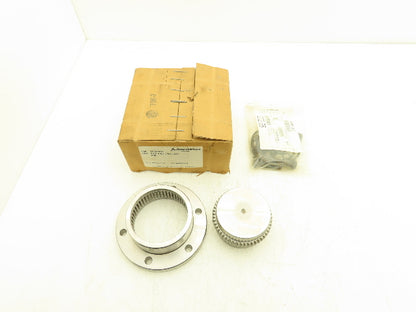 Ameridrives F-202 Gear Coupling 4" Hub & Sleeve Assy 7" Flange RSB Stock Bore