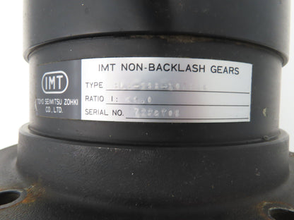 IMT Toyo Seimitsu BL3-29B-10MEGC Inline AC Servo Gearmotor 29:1 Ratio 1kW 69rpm