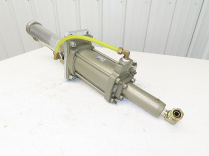 Parker Taiyo SMC PBE3-40 High Power Air-Oil Booster w/Pneumatic-Hyd Converter
