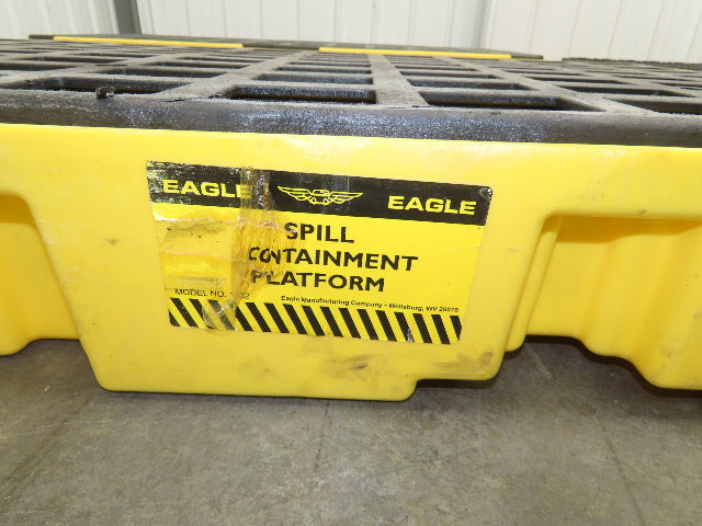 Eagle Spill Containment 2 Drum Platform 27x52" 30 Gal Lot of 6