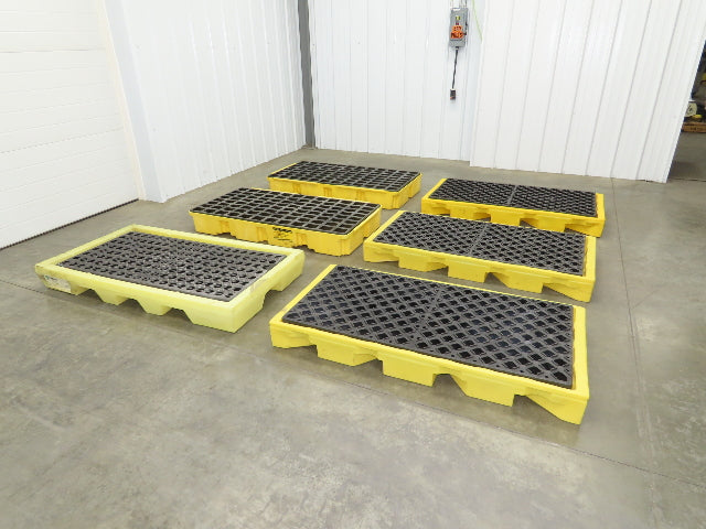 Eagle Spill Containment 2 Drum Platform 27x52" 30 Gal Lot of 6