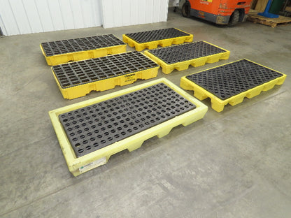Eagle Spill Containment 2 Drum Platform 27x52" 30 Gal Lot of 6