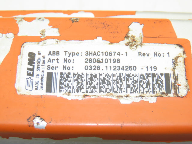 API Elmo ABB 3HAC10674-1 AC Servo Motor 18T Gear Tamagawa TS2640N141E172 Encoder