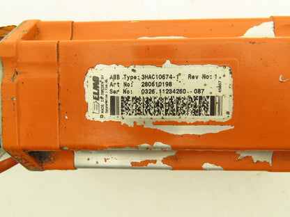 API Elmo ABB 3HAC10674-1 AC Servo Motor 18T Gear Tamagawa TS2640N141E172 Encoder
