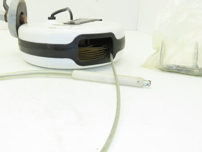 30' Welding Cable Reel Static Grounding Magnetic Stud Clamp 125V 800A