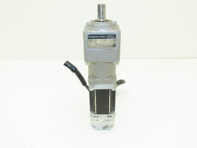Shimpo Nidec M-Z1-IAA100-TA VRSF-15B-100 Inline Servo Gearmotor With Encoder