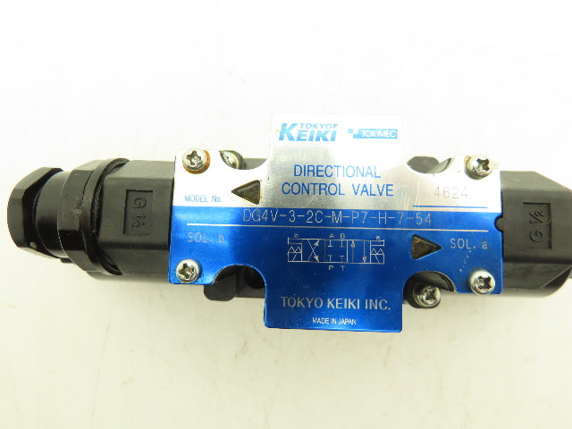 Tokimec DG4V32CMP7H754 Hydraulic Directional Control Solenoid Valve 4/3 24V