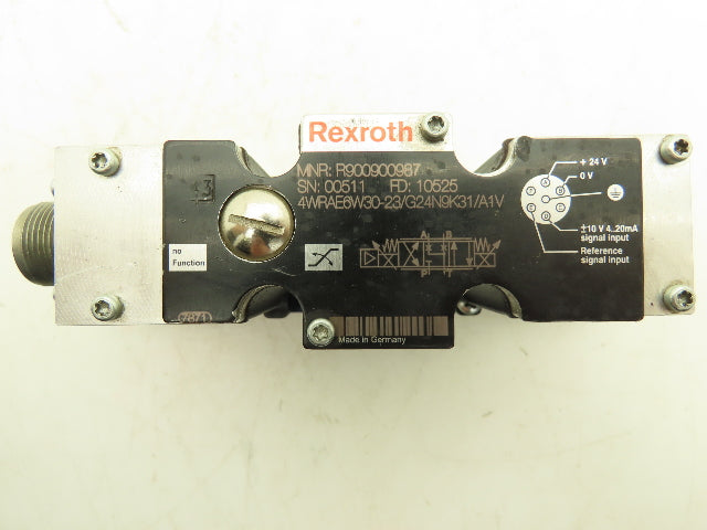 Rexroth 4WRAE6W30-23/G24N9K31/A1V Proportional Directional Valve Hydraulic 24VDC