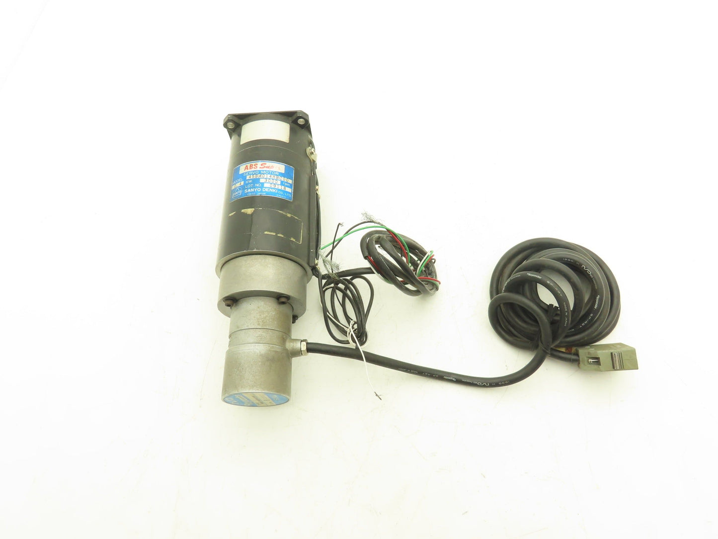 Sanyo Denki 45BM014HBC00 AC Servo Motor 0.4kW 3000rpm W/Encoder MRE-256SP052FSS