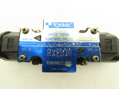 Tokimec DG4V-3-7C-M-P7-H-7-52 Directional Control Solenoid Valve 4/3 24V