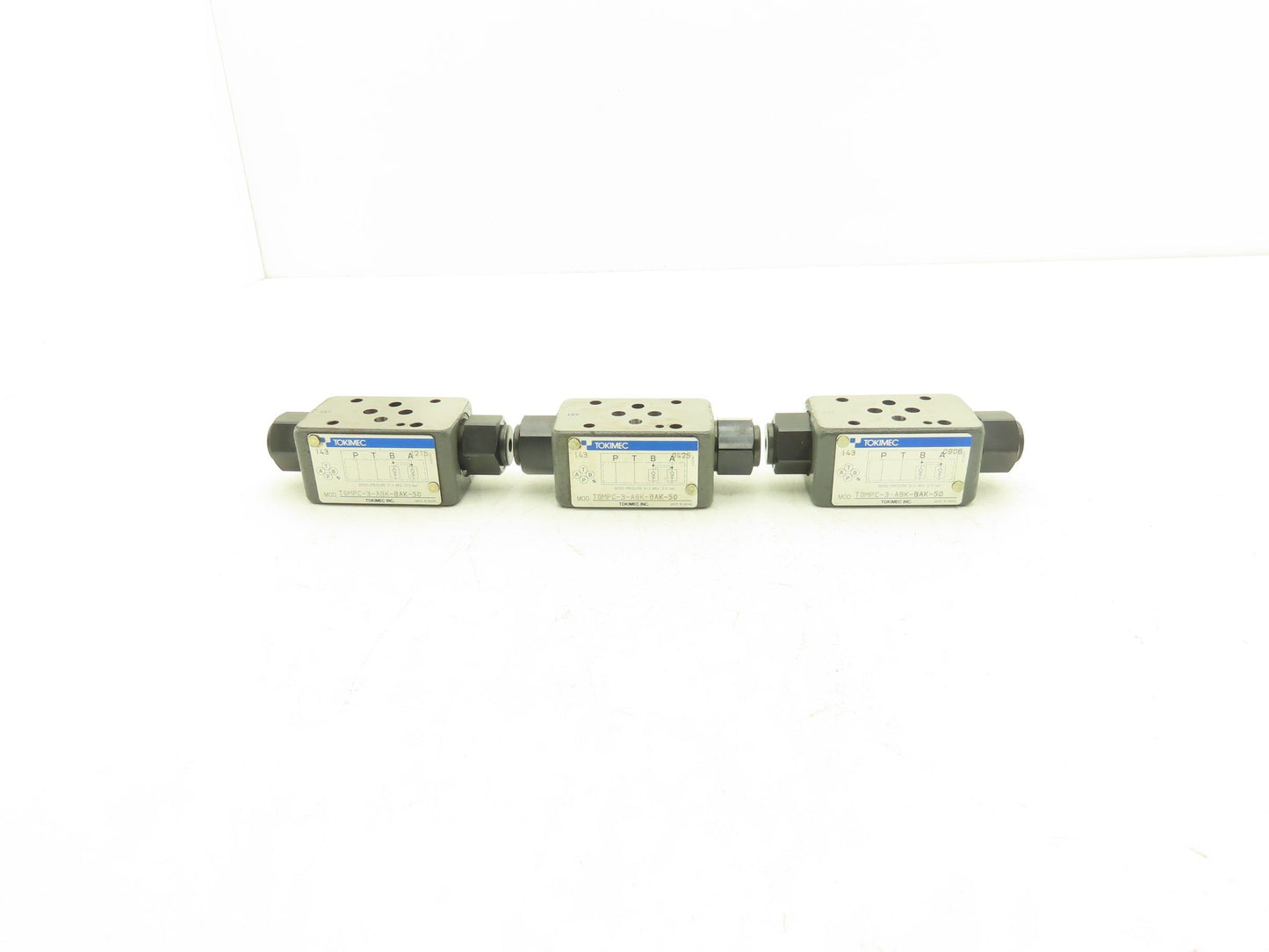 Tokimec TGMPC-3-ABK-BAK-50 Hydraulic Check Valve D03  Lot of 3
