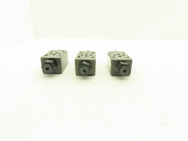 Tokimec TGMPC-3-ABK-BAK-50 Hydraulic Check Valve D03  Lot of 3