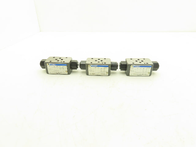 Tokimec TGMPC-3-ABK-BAK-50 Hydraulic Check Valve D03  Lot of 3