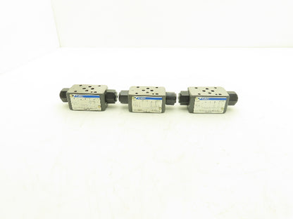 Tokimec TGMPC-3-ABK-BAK-50 Hydraulic Check Valve D03  Lot of 3