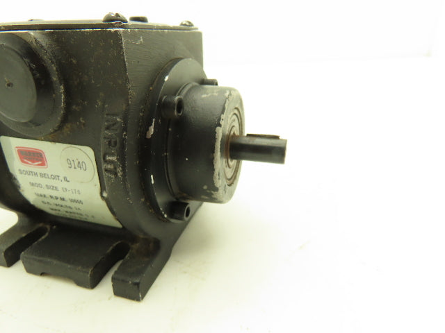 Warner Electric EP-170 Clutch Brake 24VDC 10000 RPM 3/8" Inline Shafts