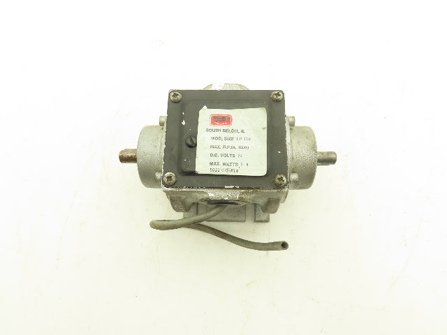 Warner Electric EP-170 Clutch Brake 24VDC 10000 RPM 3/8" Inline Shafts