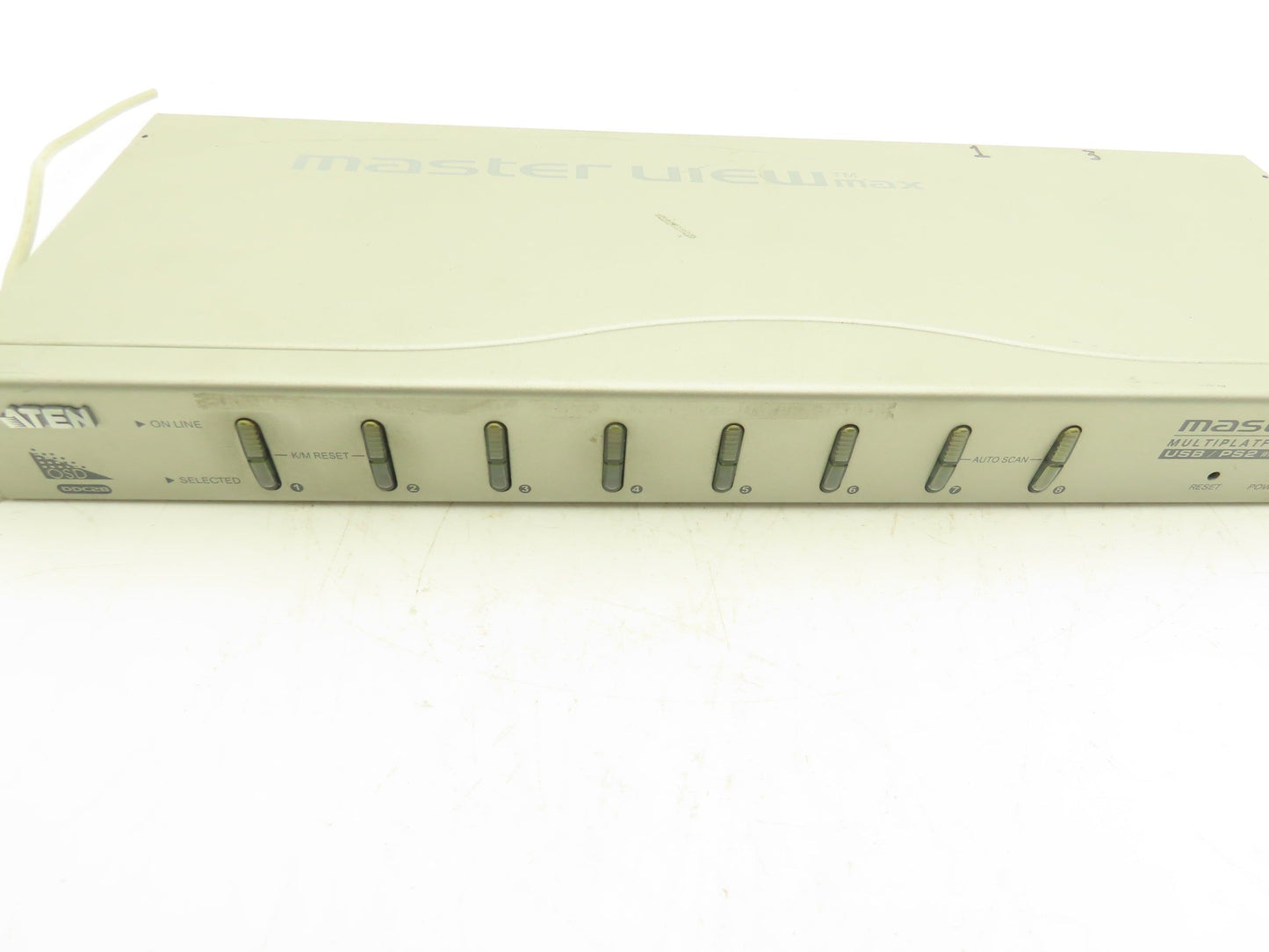 Aten CS-1758 MasterView Max KVM Switch 8-Way USB PS/2 VGA Audio In/Out 3.5mm