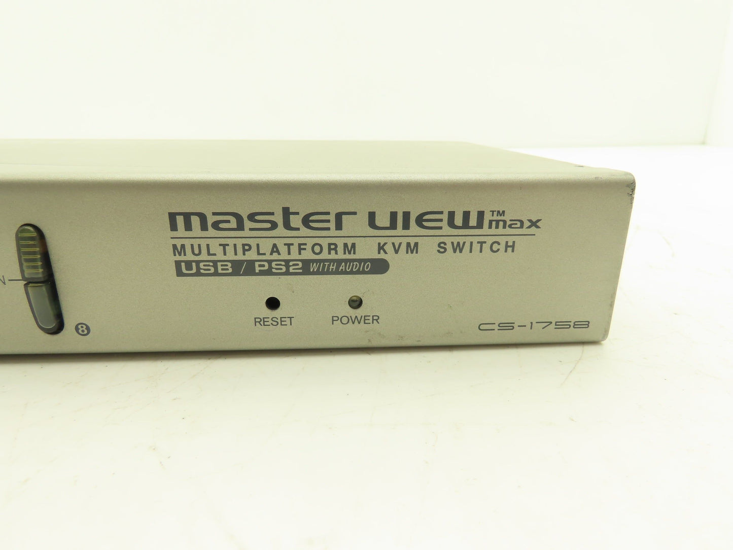 Aten CS-1758 MasterView Max KVM Switch 8-Way USB PS/2 VGA Audio In/Out 3.5mm