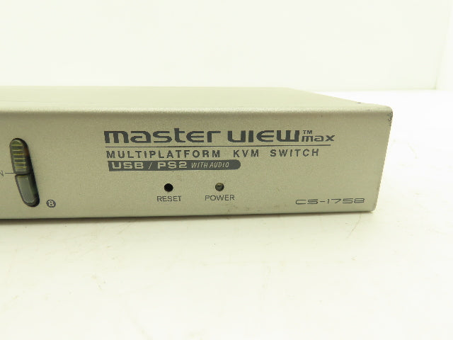 Aten CS-1758 MasterView Max KVM Switch 8-Way USB PS/2 VGA Audio In/Out 3.5mm