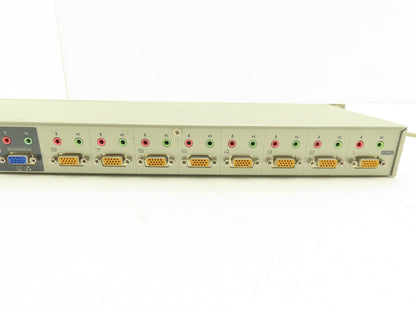 Aten CS-1758 MasterView Max KVM Switch 8-Way USB PS/2 VGA Audio In/Out 3.5mm
