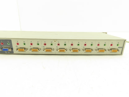 Aten CS-1758 MasterView Max KVM Switch 8-Way USB PS/2 VGA Audio In/Out 3.5mm