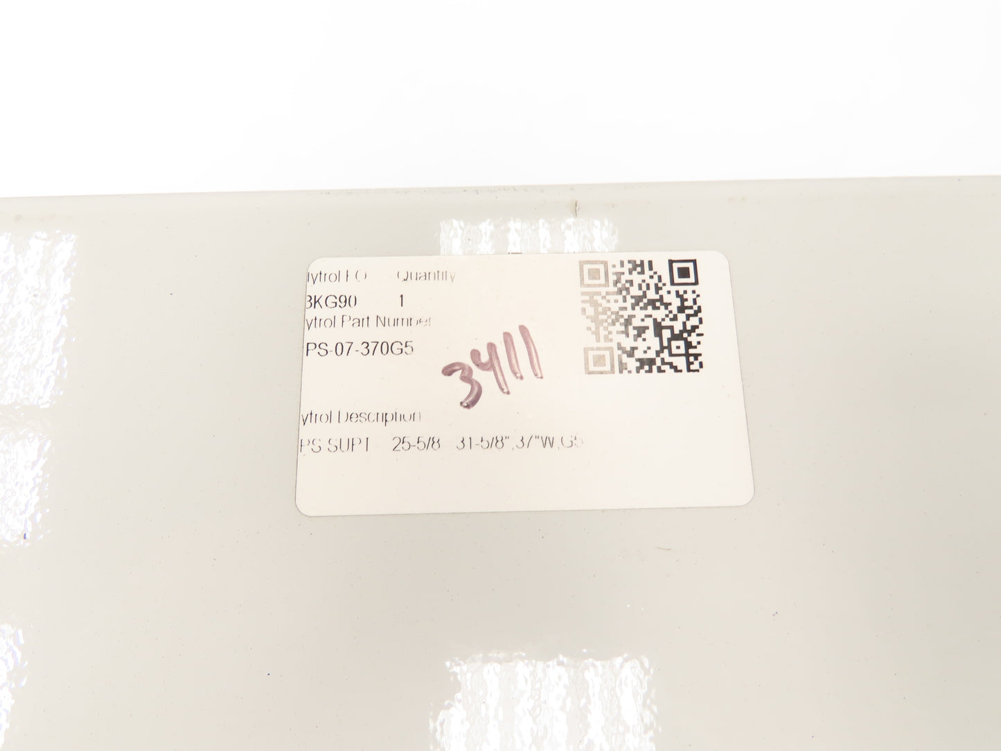 Hytrol HPS-7 37"W Conveyor Leg Stationary Floor Support 25-5/8" to 31-5/8" WHITE