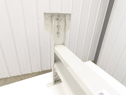 Hytrol HPS-7 37"W Conveyor Leg Stationary Floor Support 25-5/8" to 31-5/8" WHITE