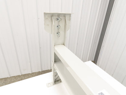 Hytrol HPS-7 37"W Conveyor Leg Stationary Floor Support 25-5/8" to 31-5/8" WHITE