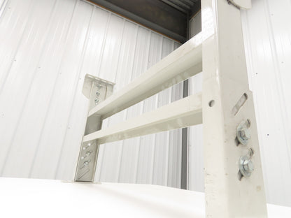 Hytrol HPS-7 37"W Conveyor Leg Stationary Floor Support 25-5/8" to 31-5/8" WHITE