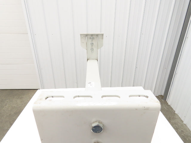 Hytrol HPS-7 37"W Conveyor Leg Stationary Floor Support 25-5/8" to 31-5/8" WHITE