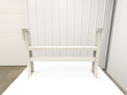 Hytrol HPS-7 37"W Conveyor Leg Stationary Floor Support 25-5/8" to 31-5/8" WHITE