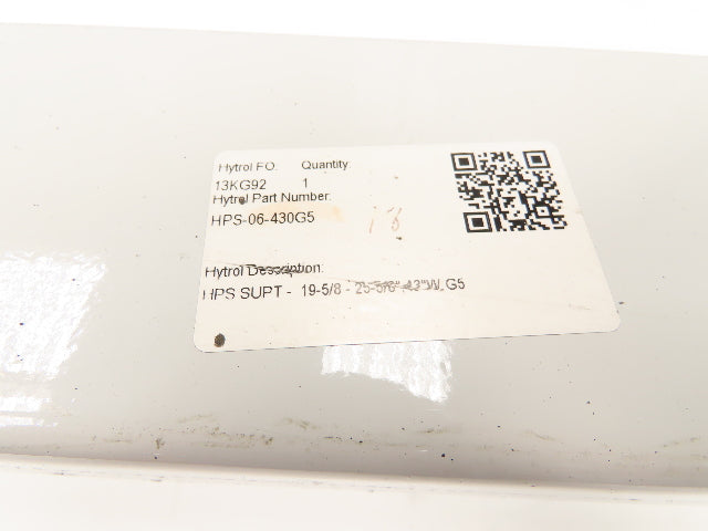 Hytrol HPS-6 43"W Conveyor Leg Stationary Floor Support 19-5/8" to 25-5/8" WHITE