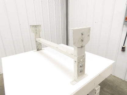 Hytrol HPS-6 43"W Conveyor Leg Stationary Floor Support 19-5/8" to 25-5/8" WHITE