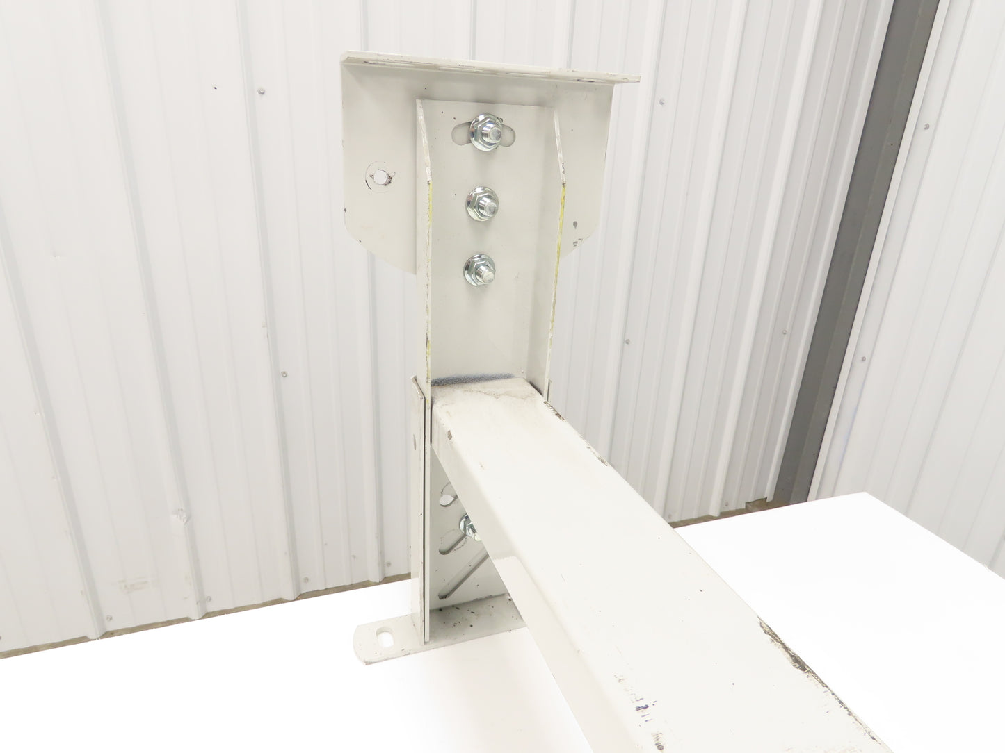 Hytrol HPS-6 43"W Conveyor Leg Stationary Floor Support 19-5/8" to 25-5/8" WHITE