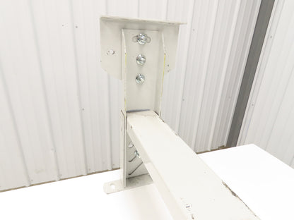 Hytrol HPS-6 43"W Conveyor Leg Stationary Floor Support 19-5/8" to 25-5/8" WHITE