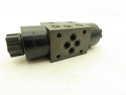 Nachi SLD-G01-E3X-C1-G30 Solenoid Operated Hydraulic Directional Valve 110V