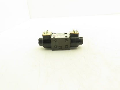 Nachi Hydraulic Directional Solenoid Valve 3 Pos 4 Way 120V Coil