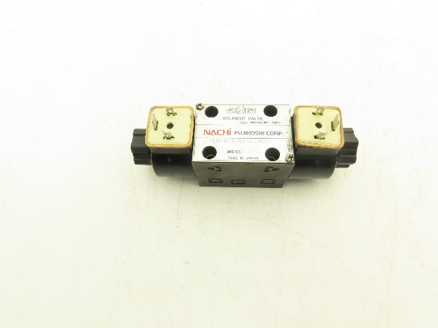 Nachi Hydraulic Directional Solenoid Valve 3 Pos 4 Way 120V Coil