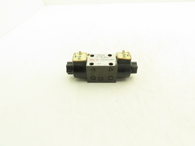 Nachi Hydraulic Directional Solenoid Valve 3 Pos 4 Way 120V Coil