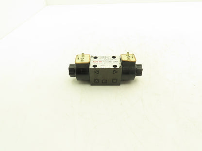 Nachi Hydraulic Directional Solenoid Valve 3 Pos 4 Way 120V Coil