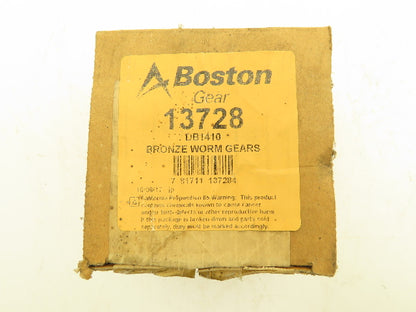 Boston Gear DB1410 Bronze Worm Gear 20T 1-1/8" Bore 14.5° RH