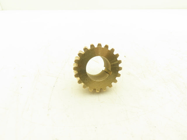 Boston Gear DB1410 Bronze Worm Gear 20T 1-1/8" Bore 14.5° RH