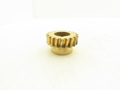 Boston Gear DB1410 Bronze Worm Gear 20T 1-1/8" Bore 14.5° RH