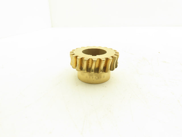 Boston Gear DB1410 Bronze Worm Gear 20T 1-1/8" Bore 14.5° RH