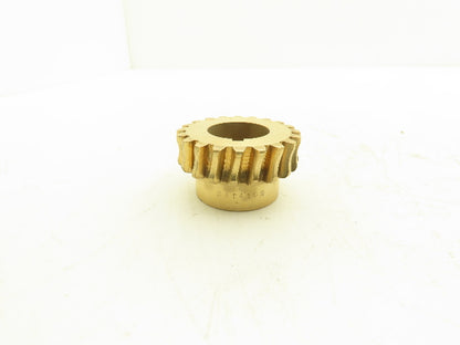 Boston Gear DB1410 Bronze Worm Gear 20T 1-1/8" Bore 14.5° RH