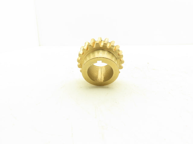 Boston Gear DB1410 Bronze Worm Gear 20T 1-1/8" Bore 14.5° RH