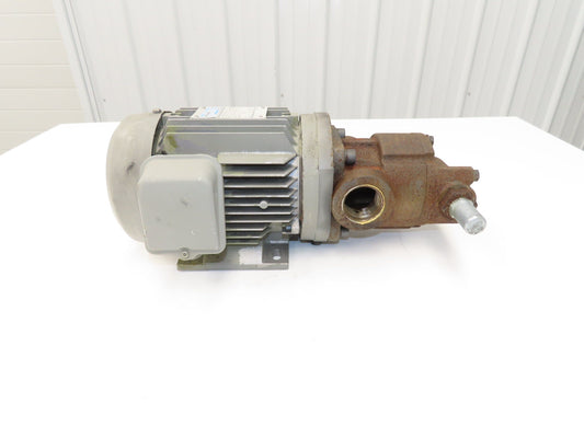 Nippon 3P750-320EVB Trochoid Oil Circulation Pump .75Kw 1700rpm 220V Motor