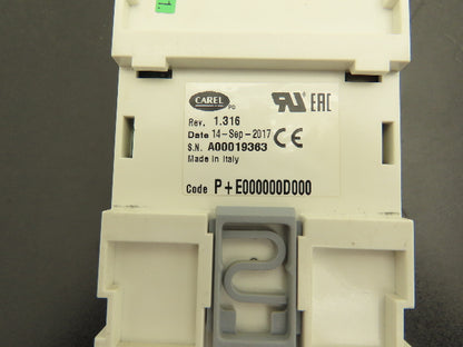 Carel P+E000000D000 Programmable Controller PLC Input Output Rev 1.316